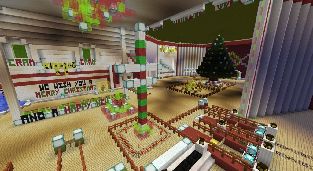 Christmas Cram Map For Minecraft 1 8 Minecraftdls